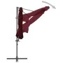 Sombrilla voladiza con poste de acero rojo burdeos 300 cm de vidaXL, Sombrillas - Ref: Foro24-312312, Precio: 106,27 €, Descu...