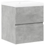 Set muebles de baño 2 piezas madera contrachapada gris hormigón de , Muebles de baño - Ref: Foro24-3324907, Precio: 122,88 €,...