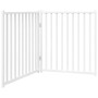 Puerta de perros plegable 2 paneles madera abeto blanco 160 cm de , Casetas y cercados para perros - Ref: Foro24-352282, Prec...
