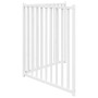 Puerta de perros plegable 2 paneles madera abeto blanco 160 cm de , Casetas y cercados para perros - Ref: Foro24-352282, Prec...