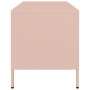 Mueble para TV acero laminado en frío rosa 101,5x39x43,5 cm de , Muebles TV - Ref: Foro24-851299, Precio: 89,15 €, Descuento: %