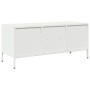 Mueble para TV acero laminado en frío blanco 101,5x39x43,5 cm de , Muebles TV - Ref: Foro24-851303, Precio: 89,15 €, Descuent...