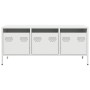 Mueble para TV acero laminado en frío blanco 101,5x39x43,5 cm de , Muebles TV - Ref: Foro24-851231, Precio: 127,50 €, Descuen...
