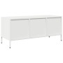 Mueble para TV acero laminado en frío blanco 101,5x39x43,5 cm de , Muebles TV - Ref: Foro24-851231, Precio: 127,50 €, Descuen...