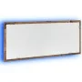 Espejo de baño LED madera ingeniería envejecida 100x8,5x37 cm de , Tocadores de baño - Ref: Foro24-856275, Precio: 54,75 €, D...