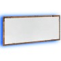 Espejo de baño LED madera ingeniería envejecida 100x8,5x37 cm de , Tocadores de baño - Ref: Foro24-856275, Precio: 56,68 €, D...