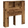 Cabecero armario madera ingeniería envejecida 100x19x104,5 cm de , Taquillas y armarios de almacenamiento - Ref: Foro24-85687...
