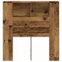 Cabecero armario madera ingeniería envejecida 100x19x104,5 cm de , Taquillas y armarios de almacenamiento - Ref: Foro24-85687...