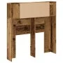 Cabecero armario madera ingeniería envejecida 100x19x104,5 cm de , Taquillas y armarios de almacenamiento - Ref: Foro24-85687...
