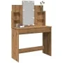Tocador con luces LED roble artisan 96x40x142 cm by , Bedroom Dressers - Ref: Foro24-857026, Price: 155,70 €, Discount: %