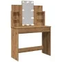 Tocador con luces LED roble artisan 96x40x142 cm by , Bedroom Dressers - Ref: Foro24-857026, Price: 155,70 €, Discount: %