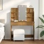 Tocador con luces LED roble artisan 96x40x142 cm by , Bedroom Dressers - Ref: Foro24-857026, Price: 155,70 €, Discount: %