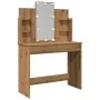 Tocador con luces LED roble artisan 96x40x142 cm by , Bedroom Dressers - Ref: Foro24-857026, Price: 155,70 €, Discount: %