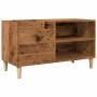 Mueble para discos madera ingeniería envejecida 84,5x38x48 cm de , Armarios y almacenamiento - Ref: Foro24-857163, Precio: 70...
