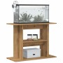 Soporte de acuario madera ingeniería roble artisan 80x35x60 cm de , Soportes para acuarios - Ref: Foro24-857273, Precio: 71,2...