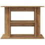 Soporte de acuario madera ingeniería roble artisan 80x35x60 cm de , Soportes para acuarios - Ref: Foro24-857273, Precio: 71,2...