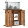 Soporte para acuario madera ingeniería envejecida 81x36x73 cm de , Soportes para acuarios - Ref: Foro24-857278, Precio: 100,6...