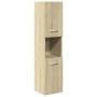 Set de muebles de baño 3 pzas madera contrachapada roble Sonoma de , Muebles de baño - Ref: Foro24-3324993, Precio: 117,39 €,...