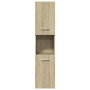 Set de muebles de baño 3 pzas madera contrachapada roble Sonoma de , Muebles de baño - Ref: Foro24-3324993, Precio: 117,39 €,...