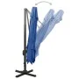Sombrilla voladiza con doble techo azul celeste 300x300 cm de vidaXL, Sombrillas - Ref: Foro24-312378, Precio: 240,45 €, Desc...