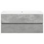 Set muebles de baño 2 piezas madera contrachapada gris hormigón de , Muebles de baño - Ref: Foro24-3324911, Precio: 294,28 €,...