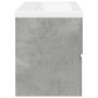 Set muebles de baño 2 piezas madera contrachapada gris hormigón de , Muebles de baño - Ref: Foro24-3324911, Precio: 294,28 €,...