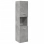 Juego muebles de baño 4 pzas madera contrachapada gris hormigón de , Muebles de baño - Ref: Foro24-3324880, Precio: 221,31 €,...