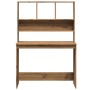 Escritorio estantes madera roble artisian 102x45x148 cm de , Escritorios - Ref: Foro24-855835, Precio: 86,66 €, Descuento: %
