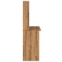 Escritorio estantes madera roble artisian 102x45x148 cm de , Escritorios - Ref: Foro24-855835, Precio: 86,66 €, Descuento: %