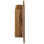 Armario con espejo LED madera ingeniería envejecida 60x12x45 cm de , Tocadores de baño - Ref: Foro24-856282, Precio: 53,12 €,...