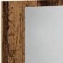 Armario con espejo LED madera ingeniería envejecida 60x12x45 cm de , Tocadores de baño - Ref: Foro24-856282, Precio: 53,12 €,...