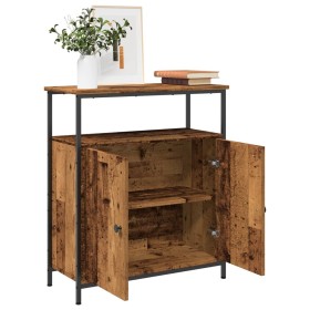 Aparador de madera de ingeniería madera envejecida 70x30x80 cm de , Aparadores - Ref: Foro24-857472, Precio: 74,29 €, Descuen...