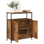 Aparador de madera de ingeniería madera envejecida 70x30x80 cm de , Aparadores - Ref: Foro24-857472, Precio: 74,29 €, Descuen...