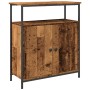 Aparador de madera de ingeniería madera envejecida 70x30x80 cm de , Aparadores - Ref: Foro24-857472, Precio: 74,29 €, Descuen...