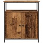 Aparador de madera de ingeniería madera envejecida 70x30x80 cm de , Aparadores - Ref: Foro24-857472, Precio: 74,29 €, Descuen...