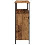 Aparador de madera de ingeniería madera envejecida 70x30x80 cm de , Aparadores - Ref: Foro24-857472, Precio: 74,29 €, Descuen...