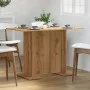 Mesa de comedor madera ingeniería roble artisan 110x60x75 cm de , Mesas de cocina y de comedor - Ref: Foro24-855809, Precio: ...