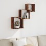 Estante pared de cubo madera ingeniería envejecida 68x15x68cm de , Estantes y estanterías - Ref: Foro24-855814, Precio: 30,00...