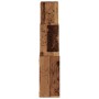 Estante pared de cubo madera ingeniería envejecida 68x15x68cm de , Estantes y estanterías - Ref: Foro24-855814, Precio: 30,00...