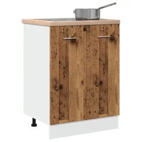 Armario inferior madera ingeniería envejecida 60x46x81,5 cm de , Armarios de cocina - Ref: Foro24-856074, Precio: 83,55 €, De...