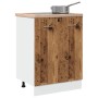 Armario inferior madera ingeniería envejecida 60x46x81,5 cm de , Armarios de cocina - Ref: Foro24-856074, Precio: 86,48 €, De...