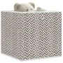 Cajas almacenaje plegables 4 uds no tejida marrón 32x32x32 cm de , Cestas para almacenaje - Ref: Foro24-4018985, Precio: 27,4...