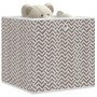 Cajas almacenaje plegables 4 uds no tejida marrón 32x32x32 cm de , Cestas para almacenaje - Ref: Foro24-4018985, Precio: 28,2...