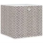 Cajas almacenaje plegables 4 uds no tejida marrón 32x32x32 cm de , Cestas para almacenaje - Ref: Foro24-4018985, Precio: 27,4...