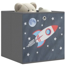 Cajas almacenaje plegables 4 uds tela no tejida gris 32x32x32cm de , Cestas para almacenaje - Ref: Foro24-4018987, Precio: 22...