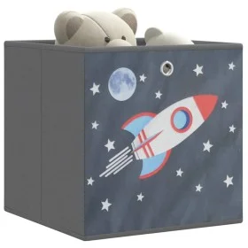 Cajas almacenaje plegables 4 uds tela no tejida gris 32x32x32cm de , Cestas para almacenaje - Ref: Foro24-4018987, Precio: 20...