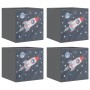 Cajas almacenaje plegables 4 uds tela no tejida gris 32x32x32cm de , Cestas para almacenaje - Ref: Foro24-4018987, Precio: 22...