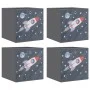 Cajas almacenaje plegables 4 uds tela no tejida gris 32x32x32cm de , Cestas para almacenaje - Ref: Foro24-4018987, Precio: 20...