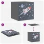 Cajas almacenaje plegables 4 uds tela no tejida gris 32x32x32cm de , Cestas para almacenaje - Ref: Foro24-4018987, Precio: 20...