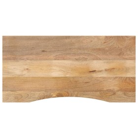 Tablero escritorio con curva madera mango rugosa 140x50x2,5 cm de , Tableros para mesas - Ref: Foro24-370197, Precio: 89,18 €...
